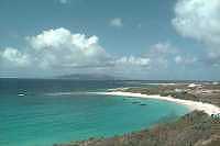 [Click for panoramic view of Sandy Hill Bay]