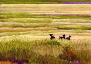 [Goat painting, Copyright 1996 Lynne Bernbaum]