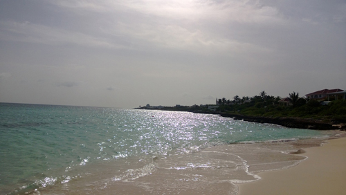 [Click to enlarge beach at Sandy Point]