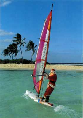 Anguilla's Windsurfing Santa